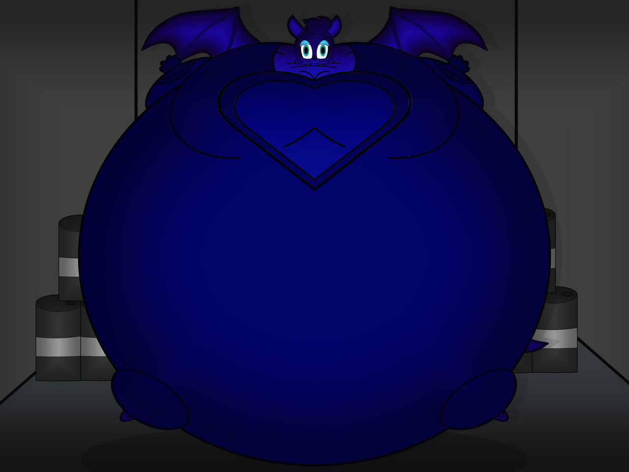 Blueberry Rouge the bat by CurtisThePegasusCat on DeviantArt