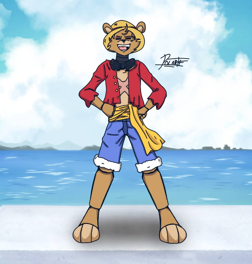 Monkey d. Freddy - Fanart by PolarTheFox1 on DeviantArt