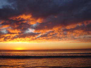 Sun sets in Kommetjie