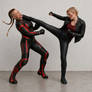 FvF fight in bikerleather 43
