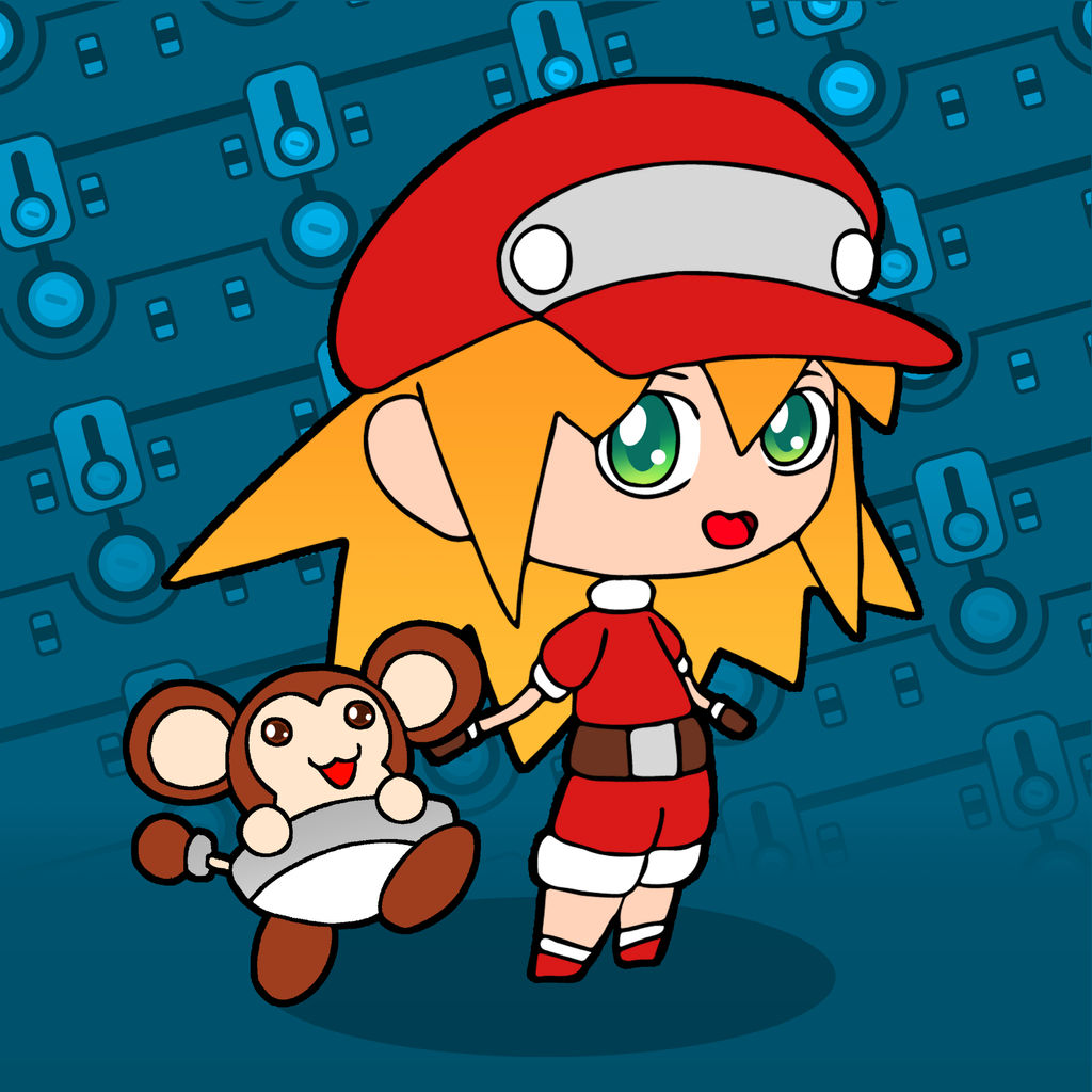 Chibi Roll Caskett: Mega Man Legends by BrettPostScript on DeviantArt