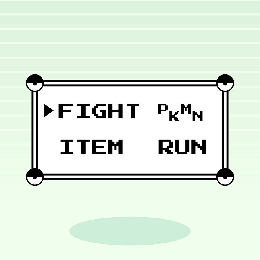 Pokemon Window: Battle Menu by BrettPostScript on DeviantArt