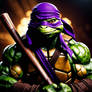 DreamUp Creation / Donatello Bye Cartoon Style