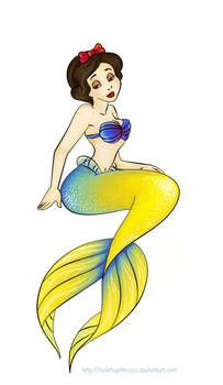 Snow white as Ariel