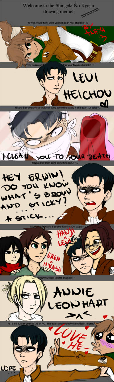 .:Shingeki No Kyojin Drawing Meme :.