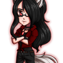 Commission - Wolf of Red and Black