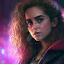 Hermione Granger - Cyberpunk