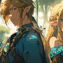 Princess Zelda and Link - anime