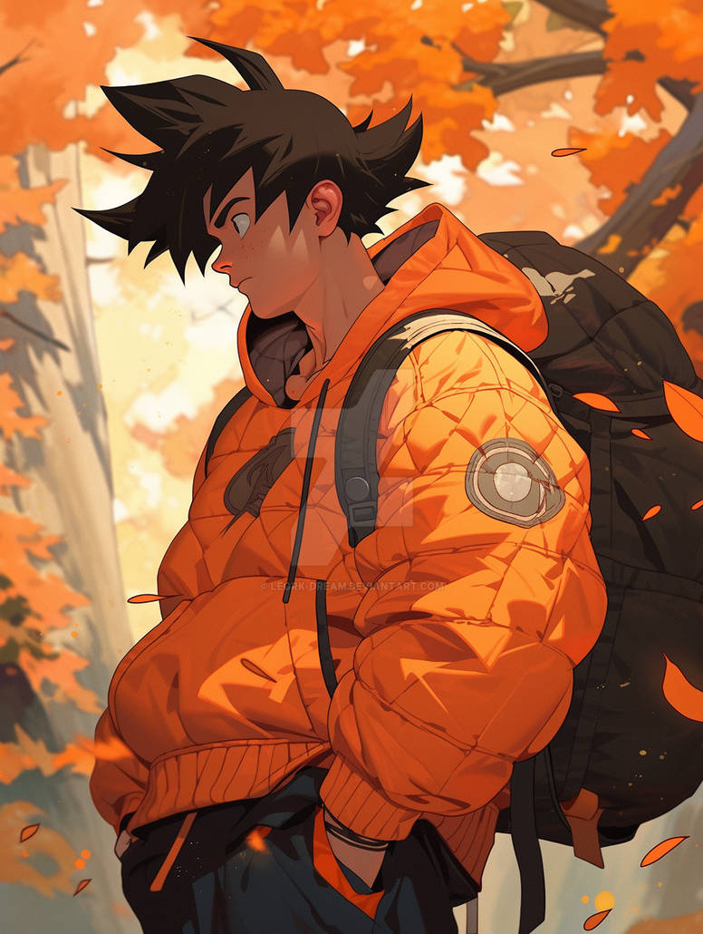 Goku Iconic Fall Goku - autumn by Leork-Dream on DeviantArt