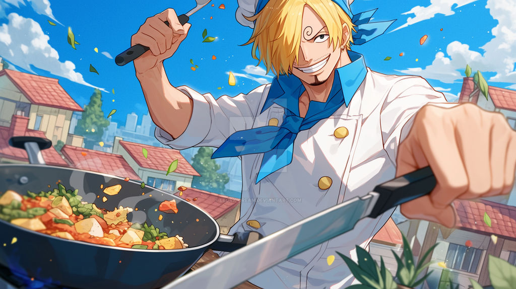Sanji - Cooking by Leork-Dream on DeviantArt