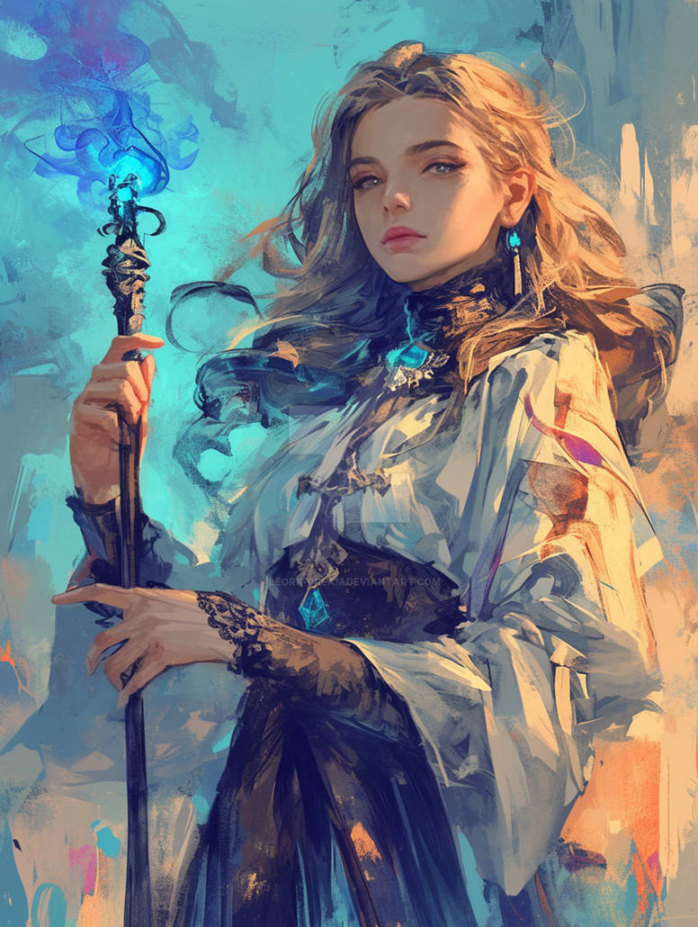 Woman Wizard by Leork-Dream on DeviantArt