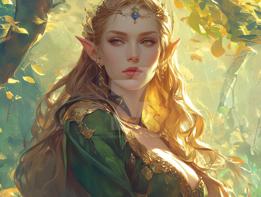 Elf Queen Vector Queen elf by Leork-Dream on DeviantArt