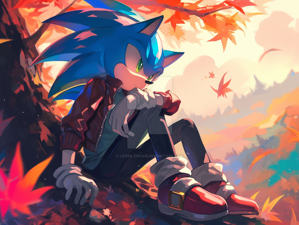 Sonic Fall Sign Posts Sonic - Autumn by Leork-Dream on DeviantArt