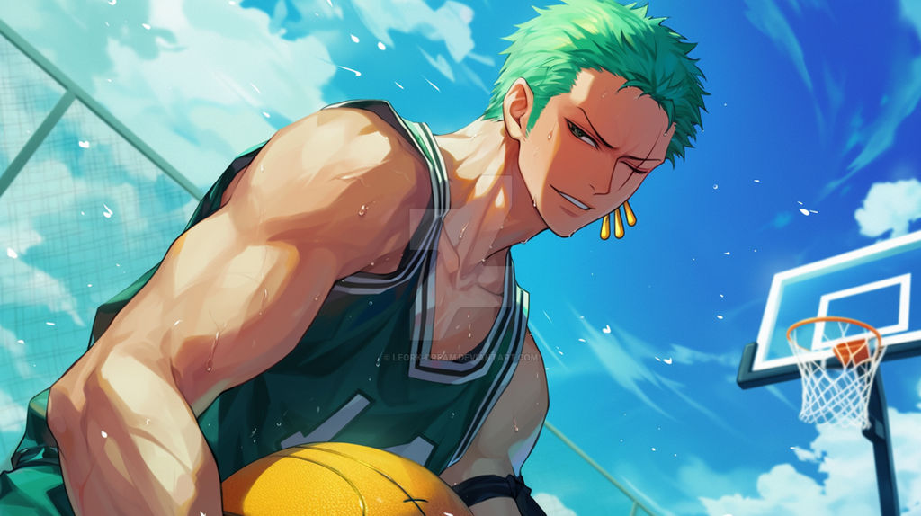 Roronoa Zoro - Basketball by Leork-Dream on DeviantArt