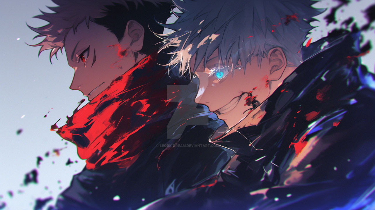 Gojo And Yuji By Leork Dream On DeviantArt gojo-and-yuji-by-leork-dream-on-deviantart