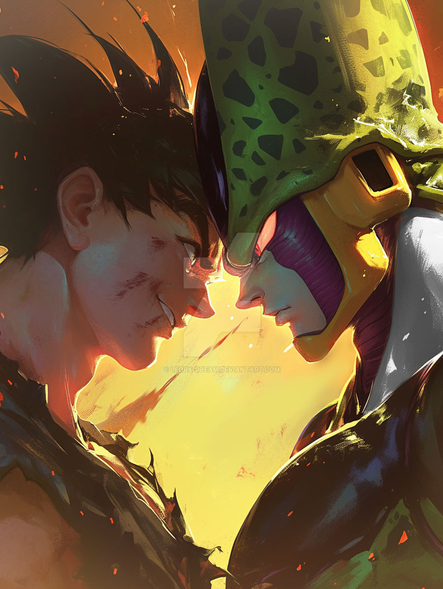 Cell Vs Goku By Leork Dream On DeviantArt cell-vs-goku-by-leork-dream-on-deviantart