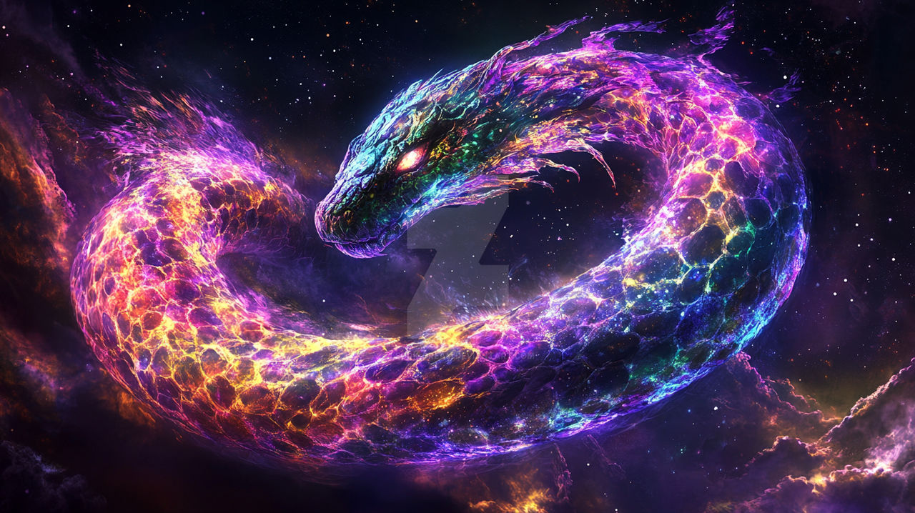 Cosmic snake by Leork-Dream on DeviantArt