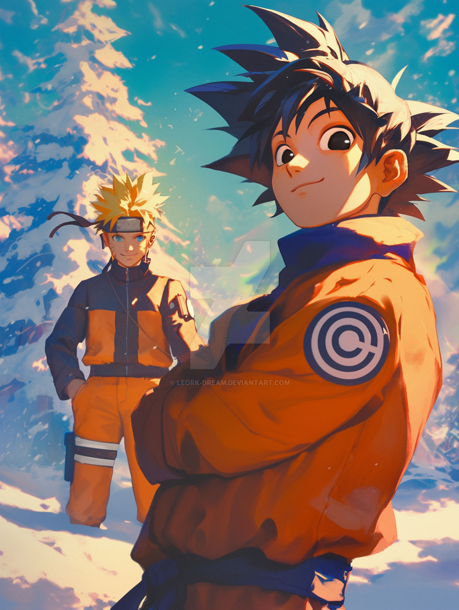 Goku And Naruto By Leork Dream On DeviantArt goku-and-naruto-by-leork-dream-on-deviantart