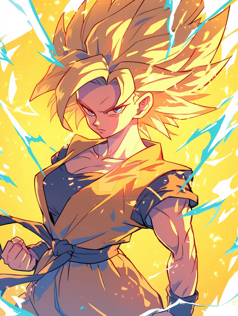 Female Goku SS By Leork Dream On DeviantArt female-goku-ss-by-leork-dream-on-deviantart