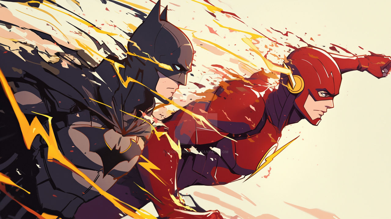 Batman and Flash by Leork-Dream on DeviantArt