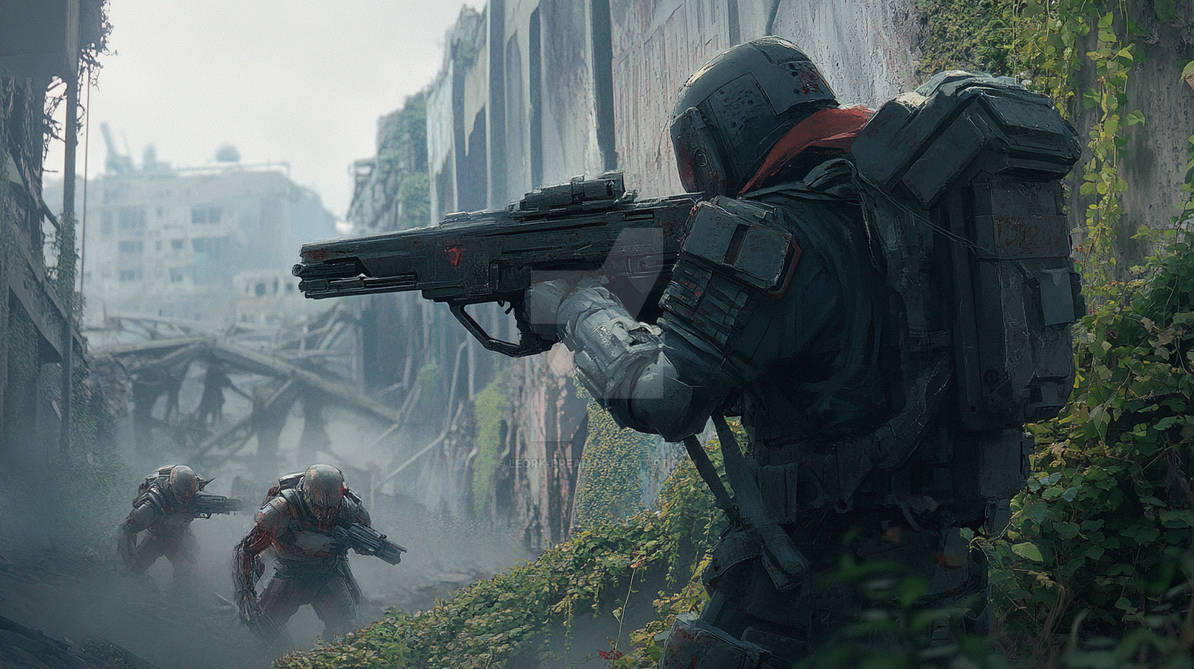 Futuristic battle by Leork-Dream on DeviantArt