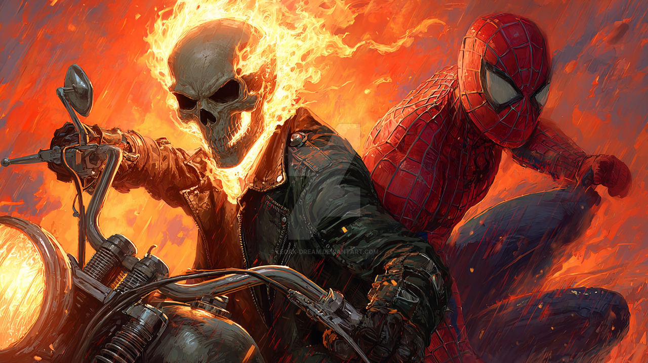 Spider Man Ghost Rider Mod Ghost Rider and Spidey by Leork-Dream on DeviantArt