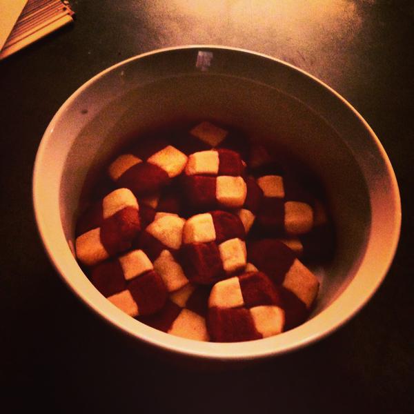 Checker Board Cookies