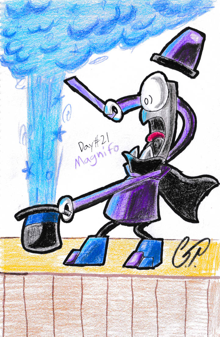 MF Day #21: Magnifo by TheJollyOrangeArtist on DeviantArt