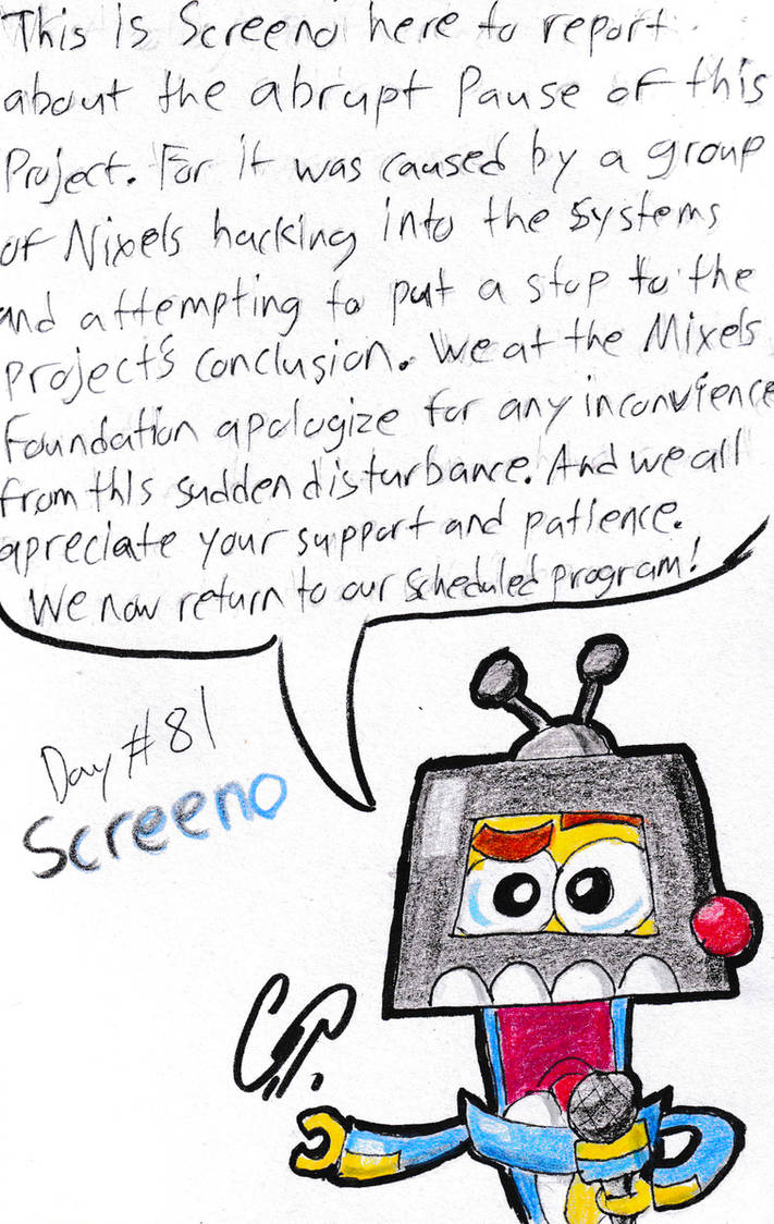 Screeno MF Day #81: Screeno by TheJollyOrangeArtist on DeviantArt