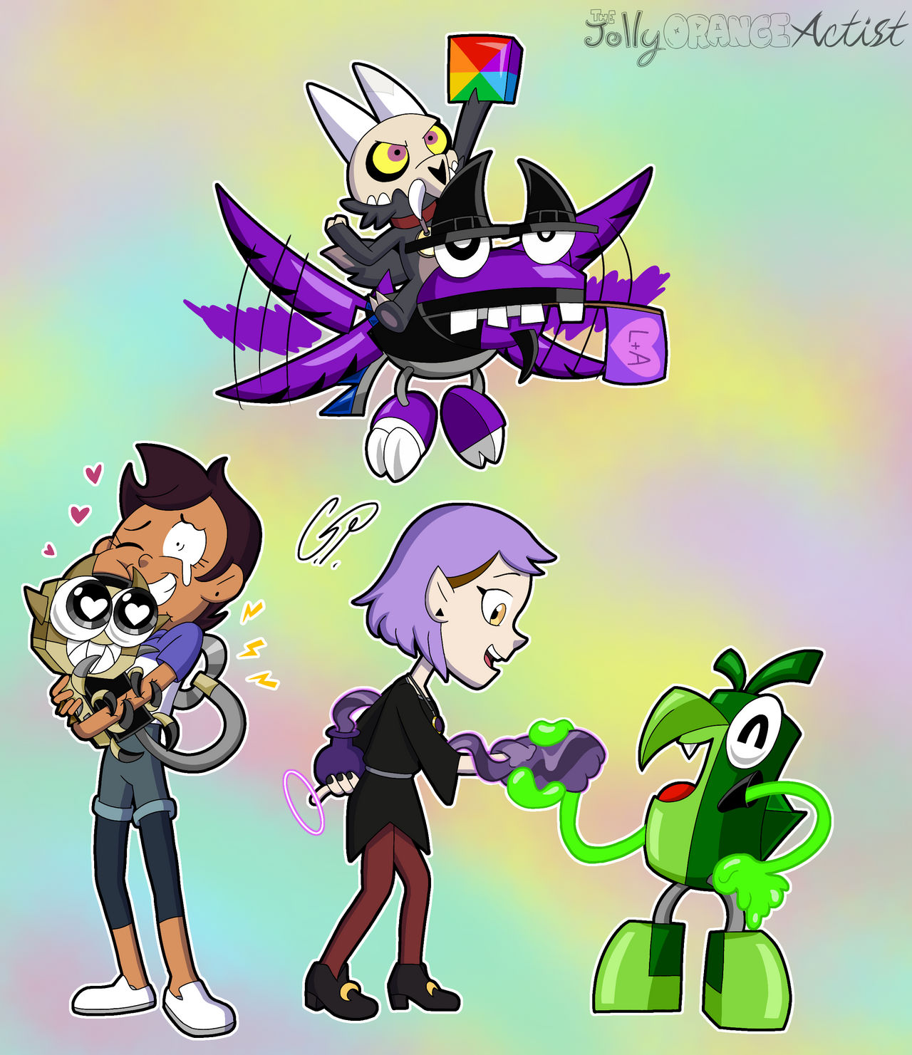 Mixels Animal Deviantart The Owl House Meets Mixels by TheJollyOrangeArtist on DeviantArt