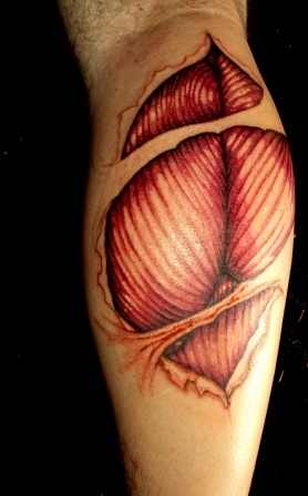 calf anatomy tattoos