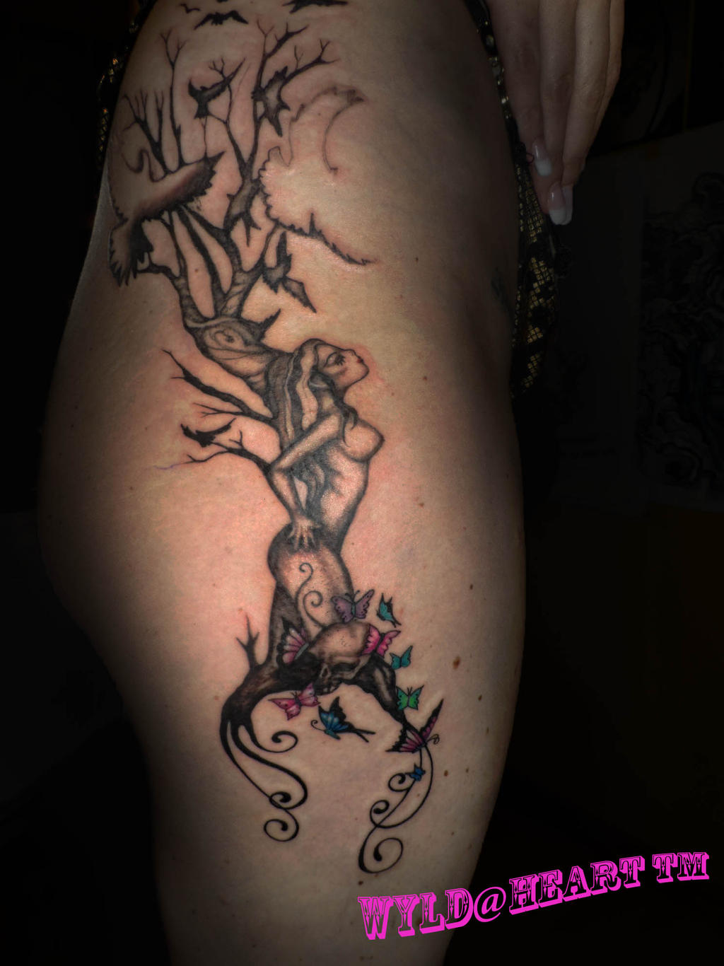 Erika Custom Tree Of Life And Death Tattoo By Phoenixbay On Deviantart Erika Custom Tree Of Life And Death Tattoo By Phoenixbay On Deviantart