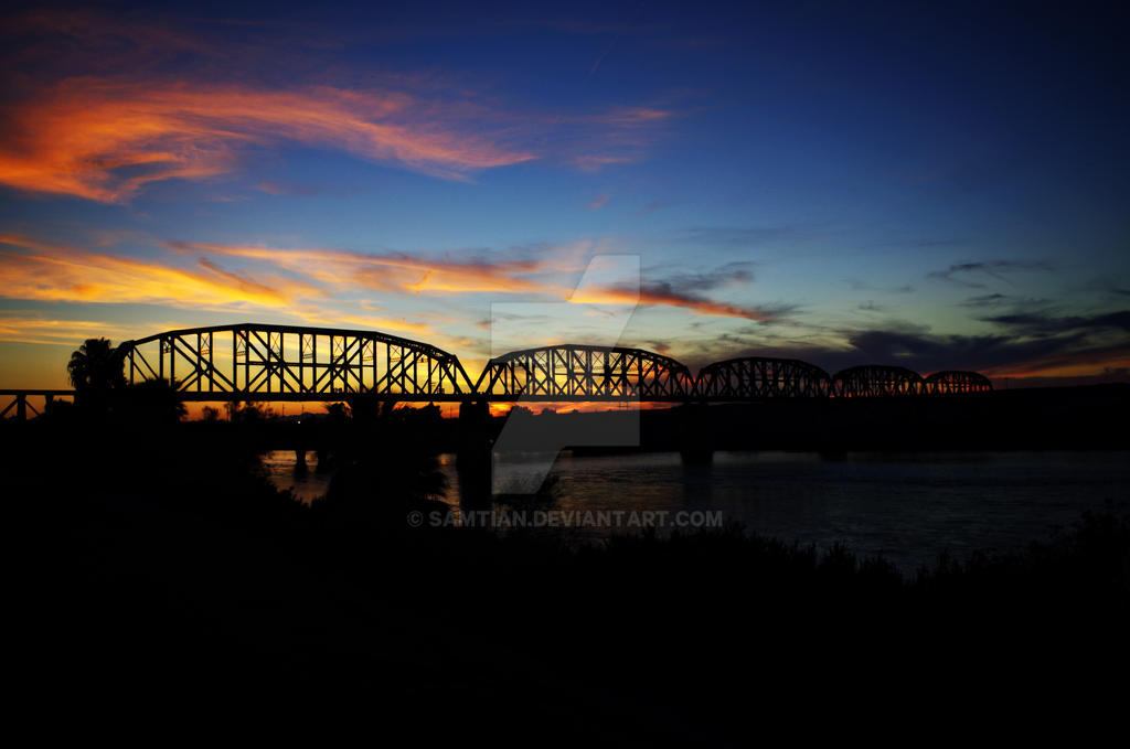 Bridge At Sunset