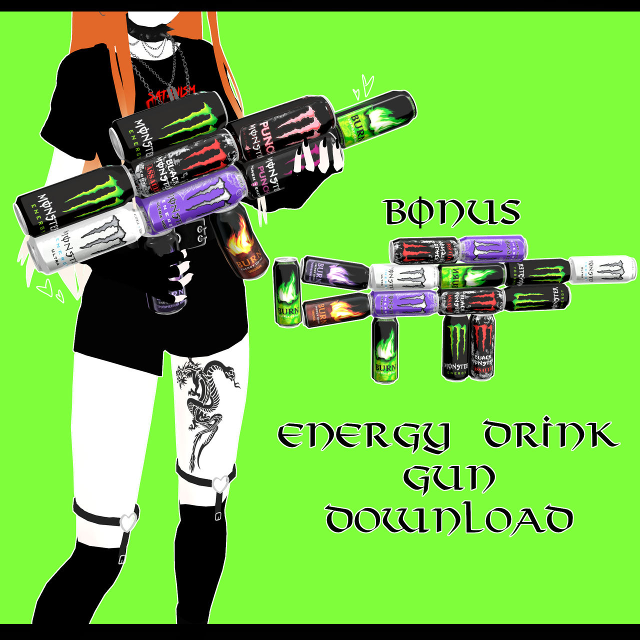 mmd energy drink gun dl by Number6668 on DeviantArt