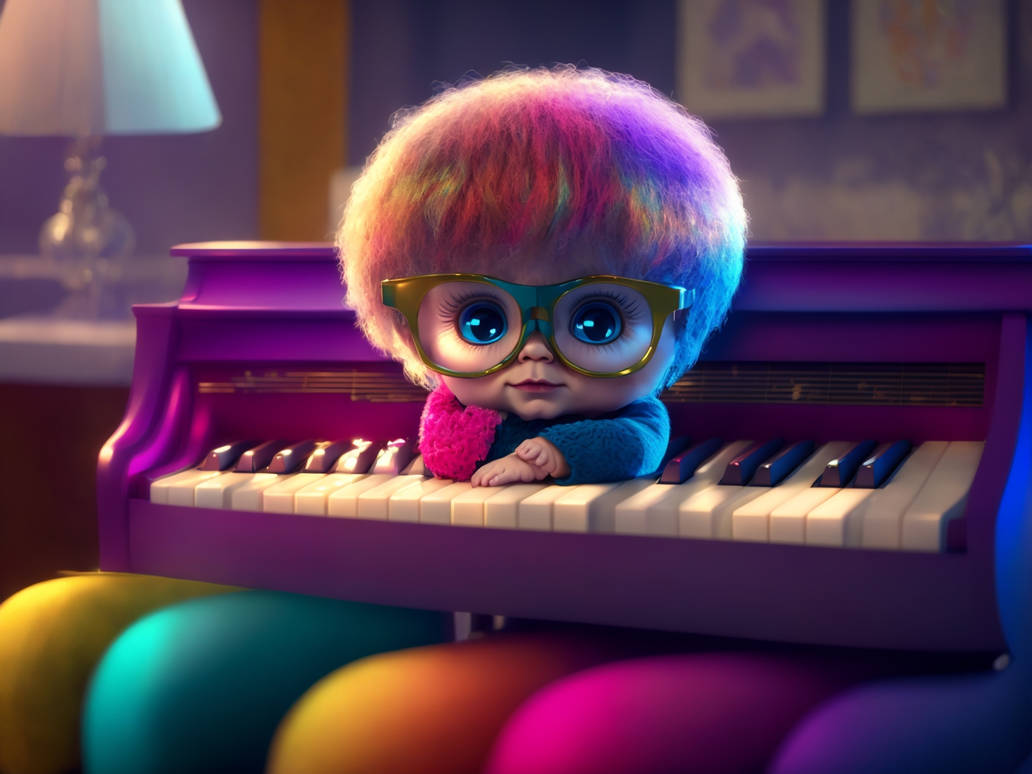 Baby Octane Luna Octane render scene adorable baby Elton John by bwall49 on DeviantArt