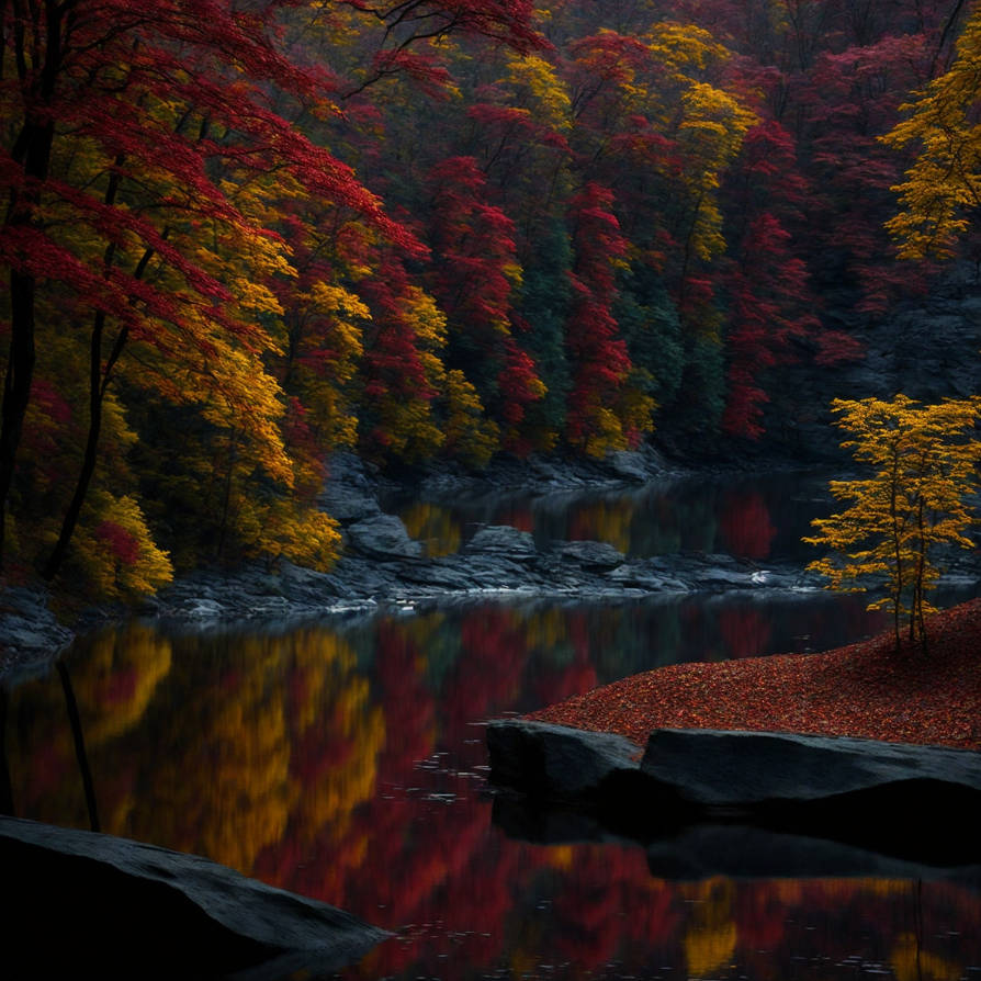 Leonardo Diffusion Octane Render scene Frick Park by bwall49 on DeviantArt