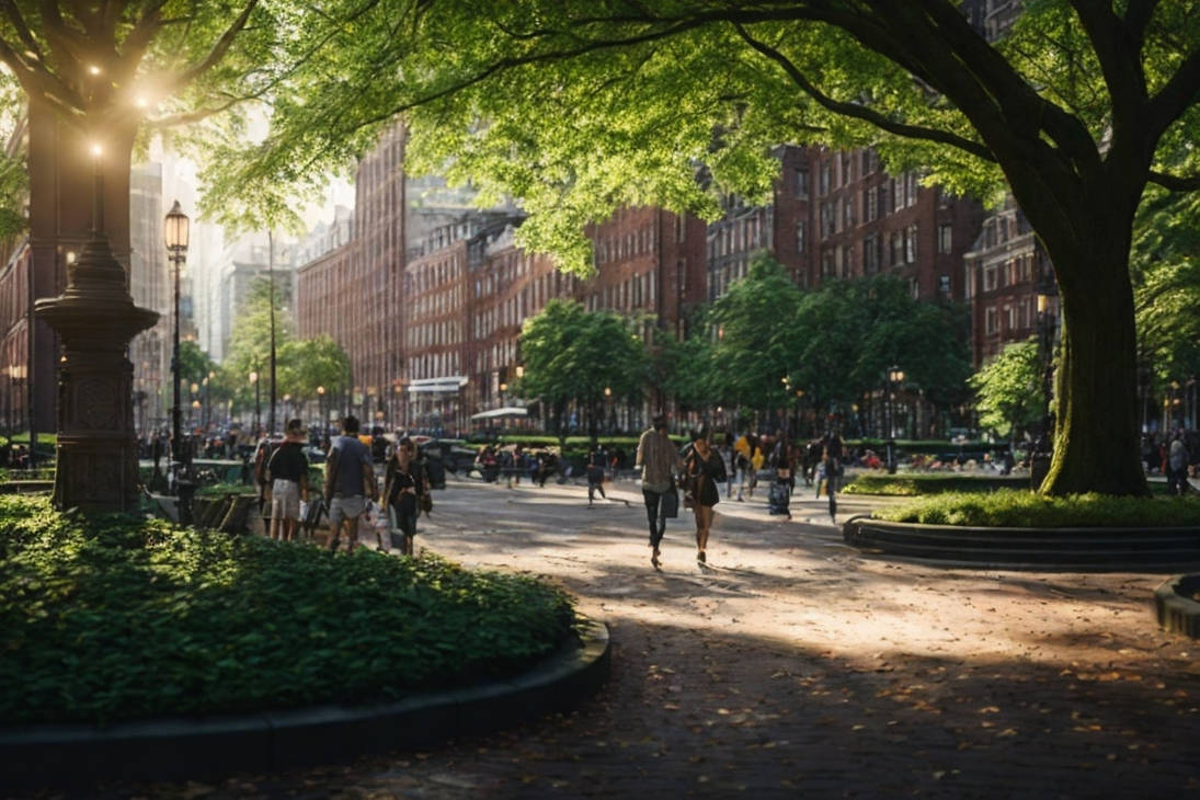 Leonardo Diffusion Octane Render scene Rittenhouse by bwall49 on DeviantArt