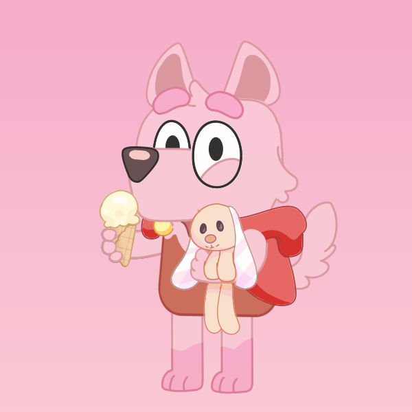 (Picrew) Rabbidbot (Toyco) White-Rabbit in Bluey by Metalheart2372 on ...