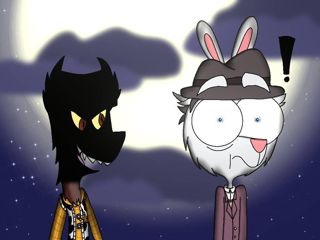 (GIFT) Wererabbit Bruce meet Werewolf Woody by Metalheart2372 on DeviantArt