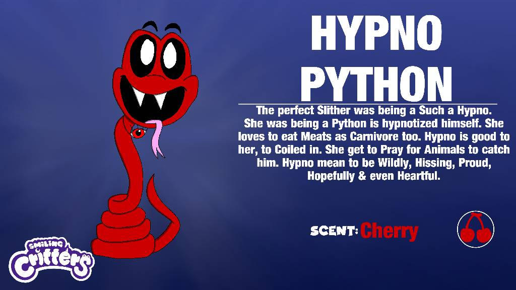 Hypno Python (Smiling Critters OC) by Metalheart2372 on DeviantArt
