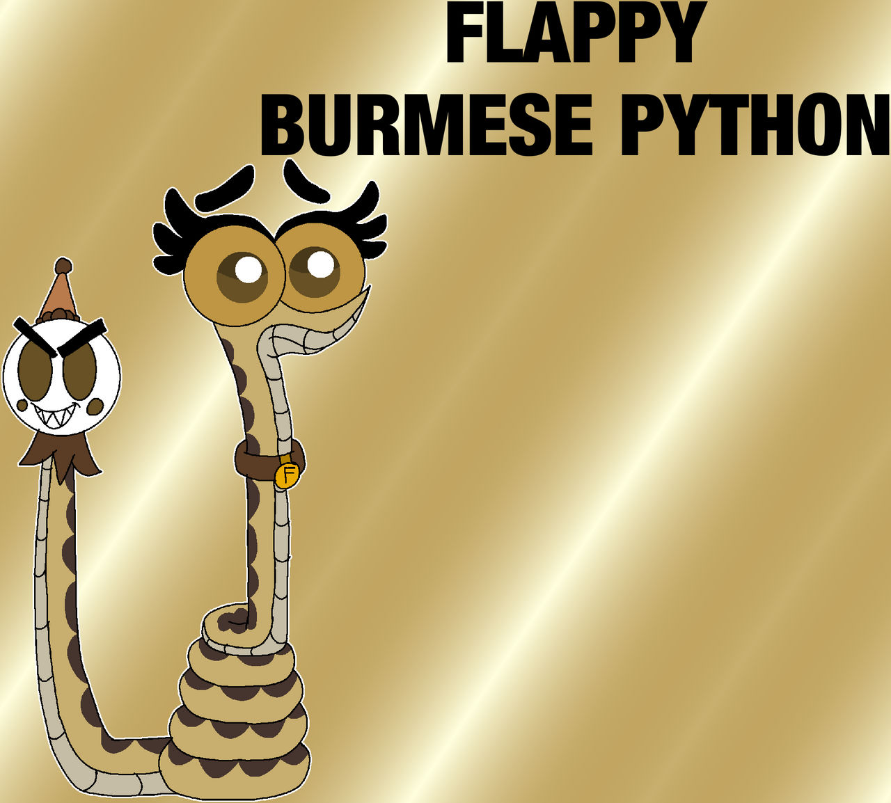 Flappy Burmese Python by ToyHypnoRabbitPython on DeviantArt