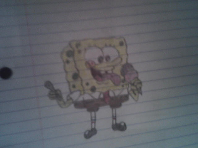 i drawed a spongebob by ShawneeRR on DeviantArt
