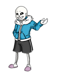 Sans page doll