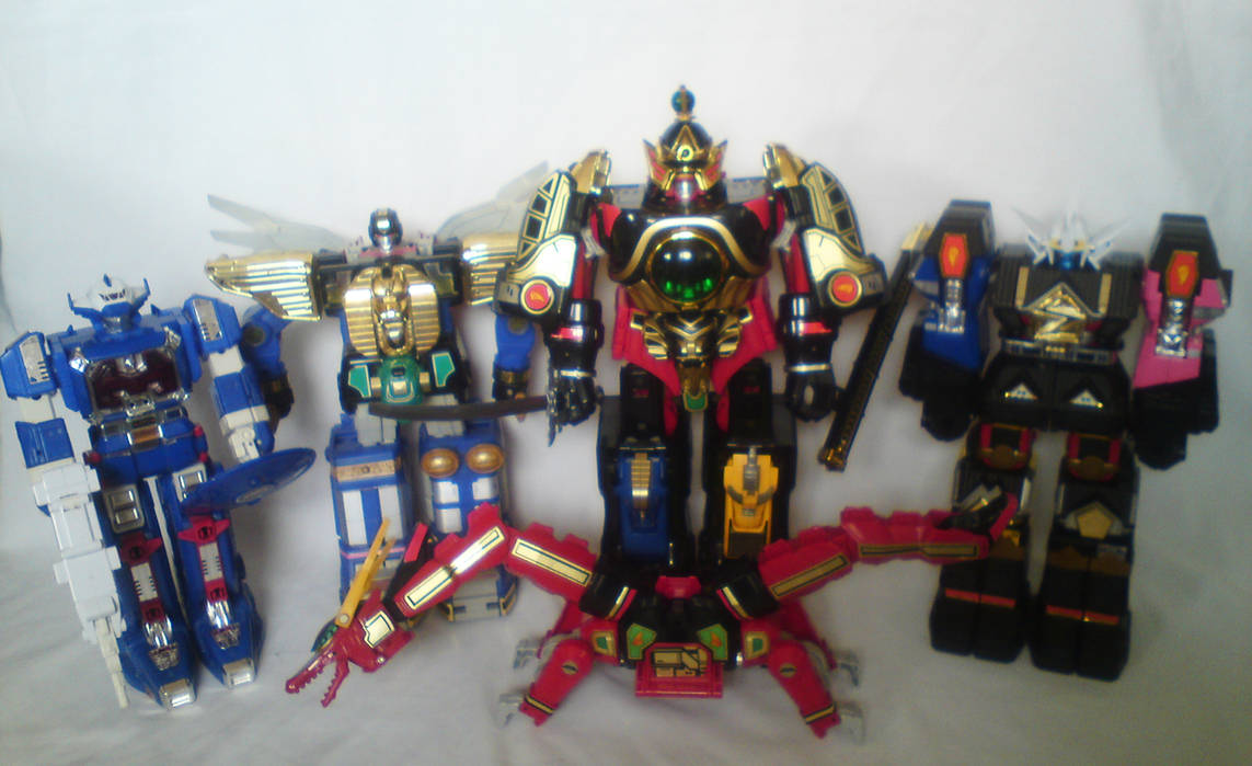 Megazord collection - Power Rangers by Harvy355 on DeviantArt
