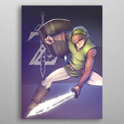 Link. The legend of Zelda