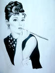 Audrey Hepburn portrait by WinnieRobinson