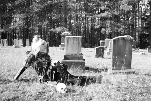 Necromancer in the Graveyard