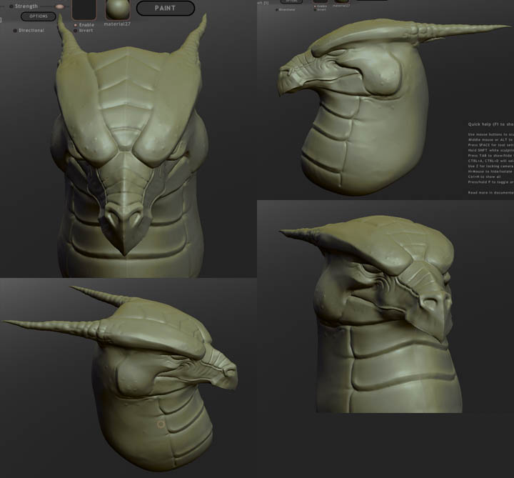 sculptris dragon