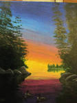 the setting sun by Xavria the setting sun by Xavria