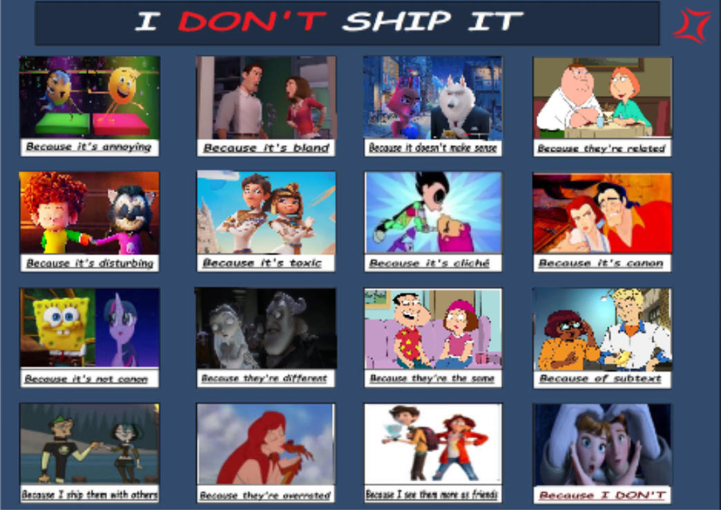 I do not ship it meme by NicoladRodas on DeviantArt I do not ship it meme by NicoladRodas on DeviantArt
